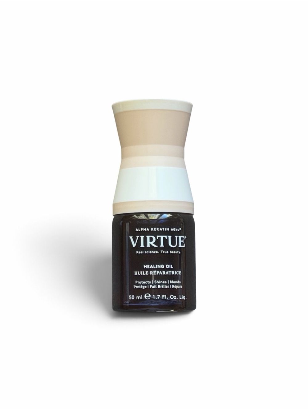 Virtue Healing Oil Hair Treatment — Nude/Beige Bottle